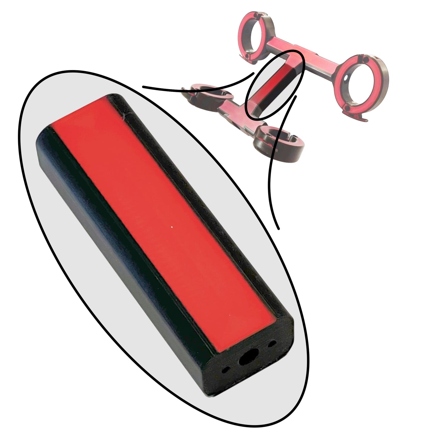 Connector Narrow → Narrow – Single – for the Modular Bondage System