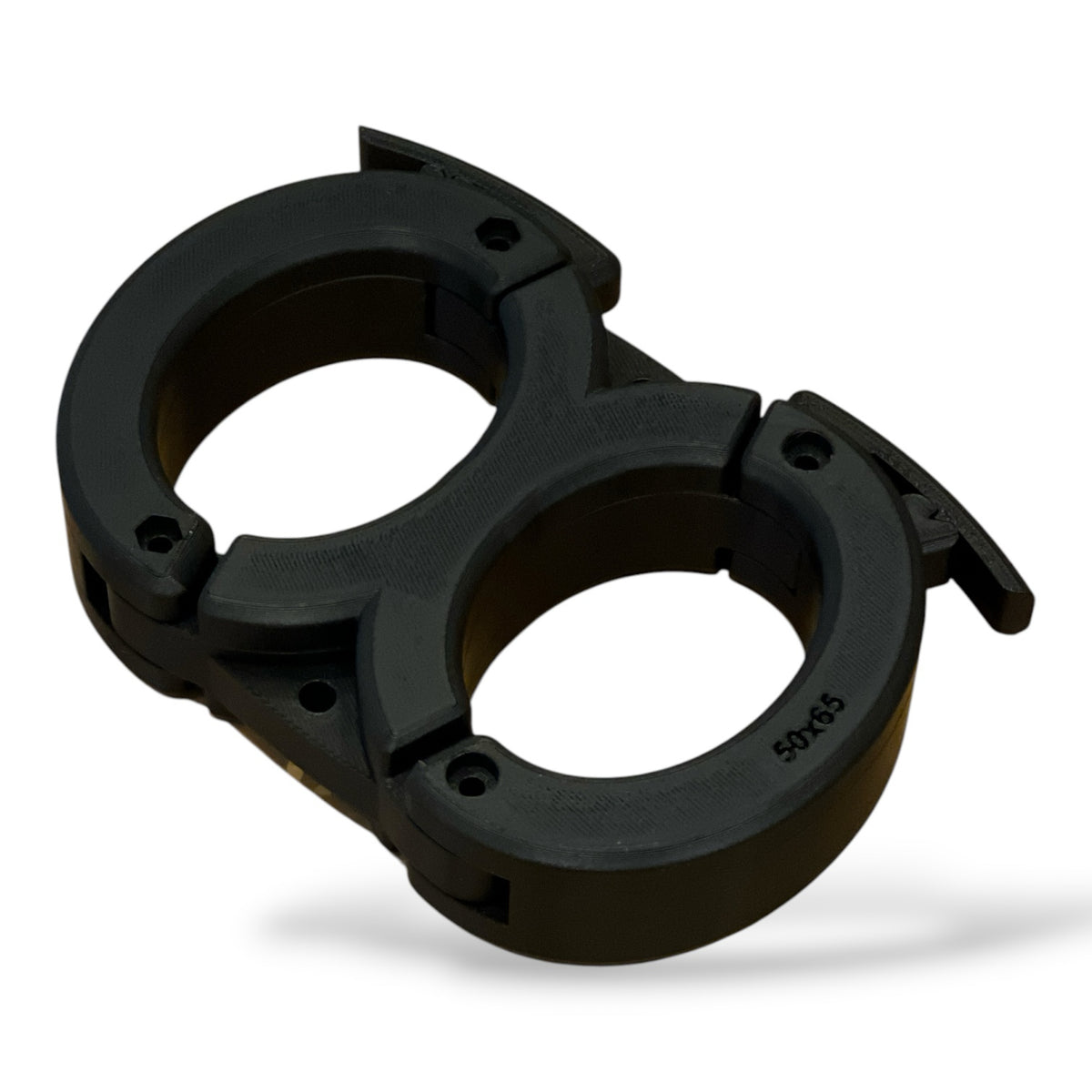 SnapCuffs – Schnellverschluss-Handfesseln für Bondage · 50 x 65 / Schwarz / 30 mm